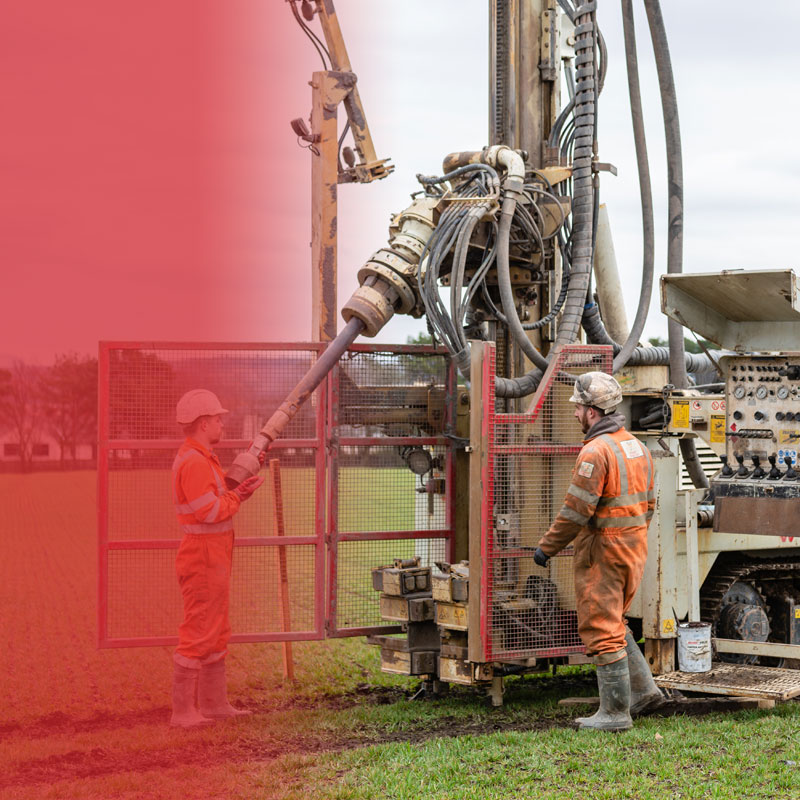 Water well drilling in London